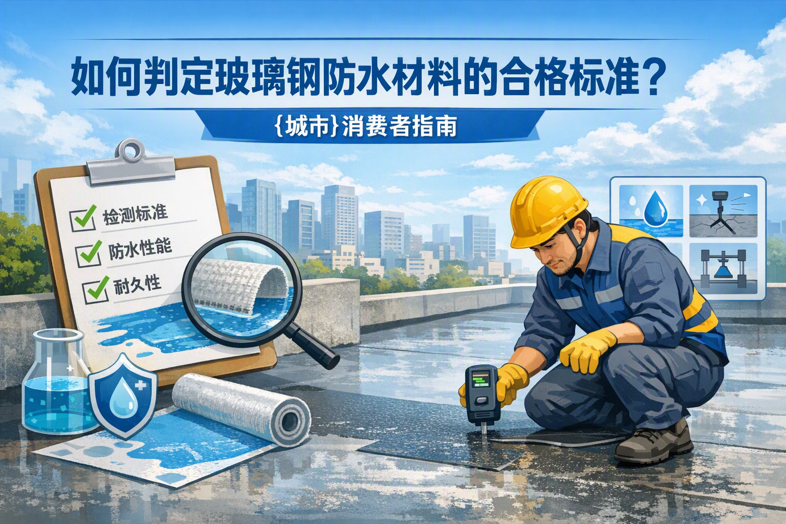 如何判定玻璃钢防水材料的合格标准? 池州 消费者指南