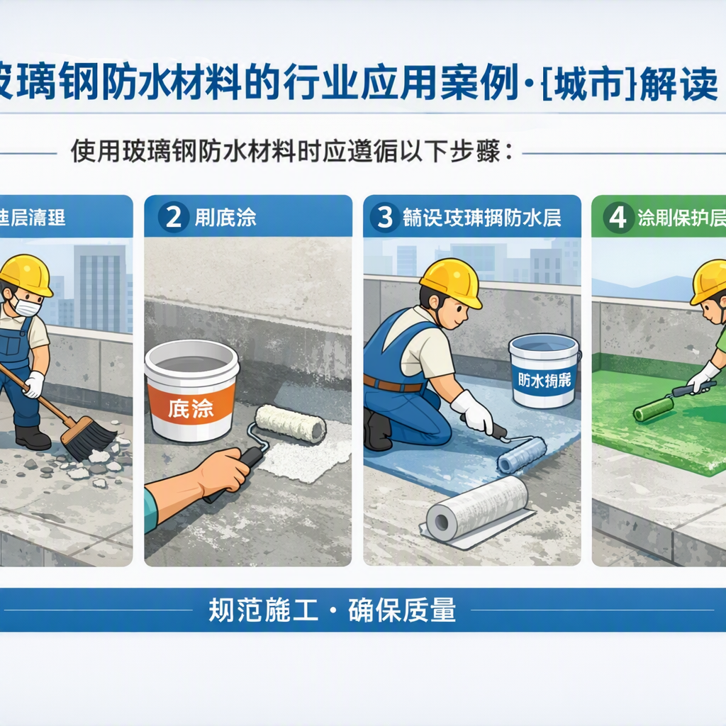 玻璃钢防水材料的行业应用案例，池州解读