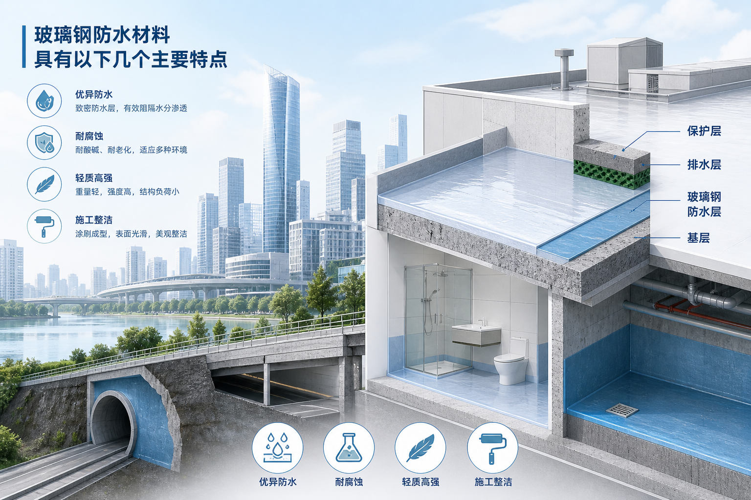 2023年玻璃钢防水材料市场趋势分析，关注 池州 发展